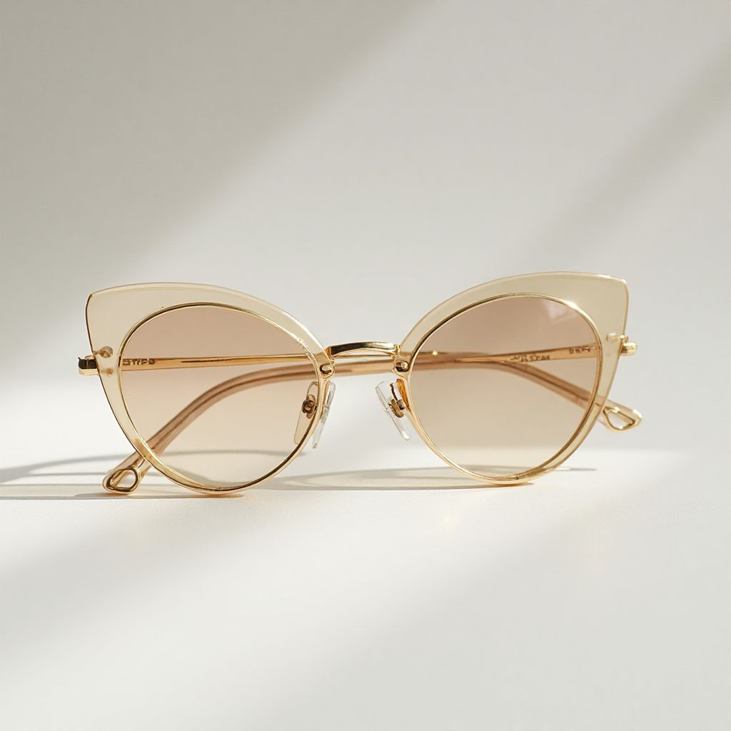 Retro Cat-Eye Gold